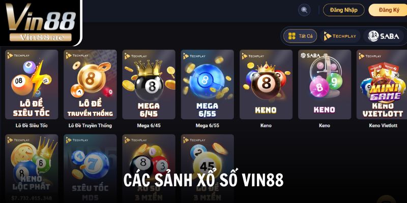 Xổ Số Vin88 - Sảnh cược đa dạng, dễ trúng và uy tín 2025 1 Khám phá sảnh xổ số Vin88 uy tín với nhiều nhà phát hành