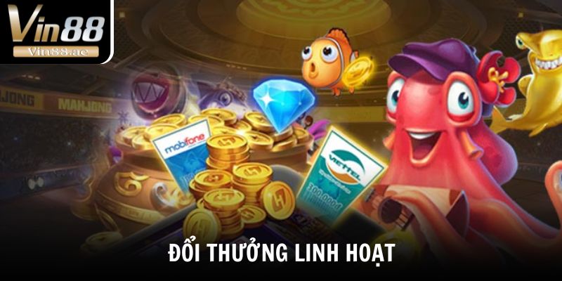 Bắn cá thần tài - Trò chơi đổi thưởng hot nhất Vin88 3 Trò chơi với phần thưởng hấp dẫn, dễ dàng đổi linh hoạt