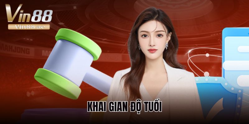 Cung cấp độ tuổi của người chơi